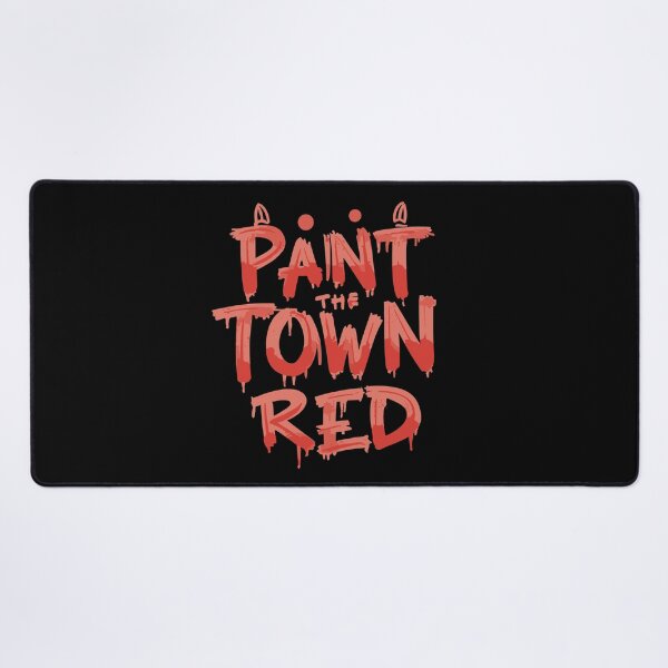 Item preview, Paint the Town Red Cat designed and sold by UrbanChillz.