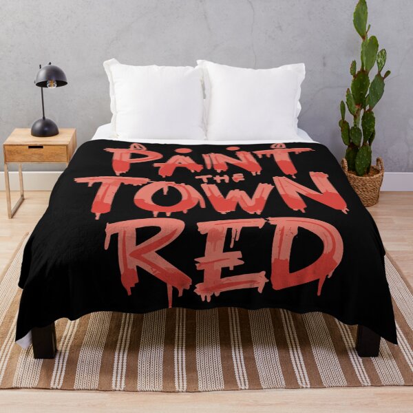 Item preview, Paint the Town Red Cat designed and sold by UrbanChillz.
