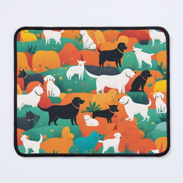 Item preview, Brightly Colored Dog Pattern designed and sold by Uday24.