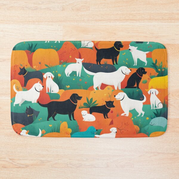 Item preview, Brightly Colored Dog Pattern designed and sold by Uday24.