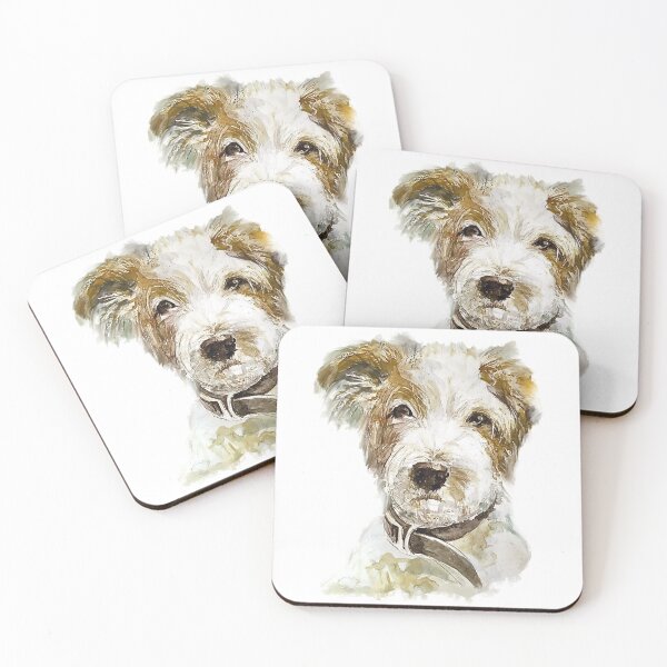 Item preview, Billy the long haired Jack Russell designed and sold by TraceyEvansArt.