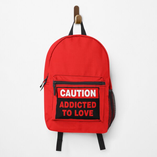 Item preview, Caution Addicted To Love Sign (black) designed and sold by AASparksDesigns.