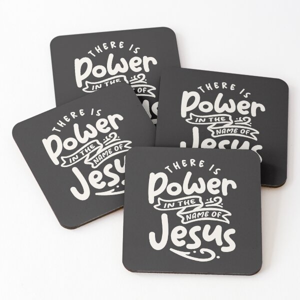 Item preview, Power in Jesus' Name Christian Quote  designed and sold by cidolopez.