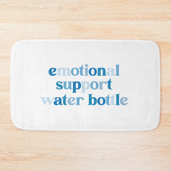 Item preview, Emotional Support Waterbottle Laptop Sticker Water Bottle Vinyl Waterproof Hydroflask Decal This Is  My Emotional Support Funny Water Bottle Blue Sticker designed and sold by SouQ-Art.