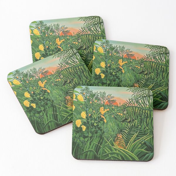 Item preview, Henri Rousseau, 1844-1910 France, Henri Rousseau Jungle Paintings designed and sold by HobertShoop.