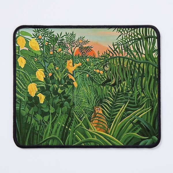 Item preview, Henri Rousseau, 1844-1910 France, Henri Rousseau Jungle Paintings designed and sold by HobertShoop.