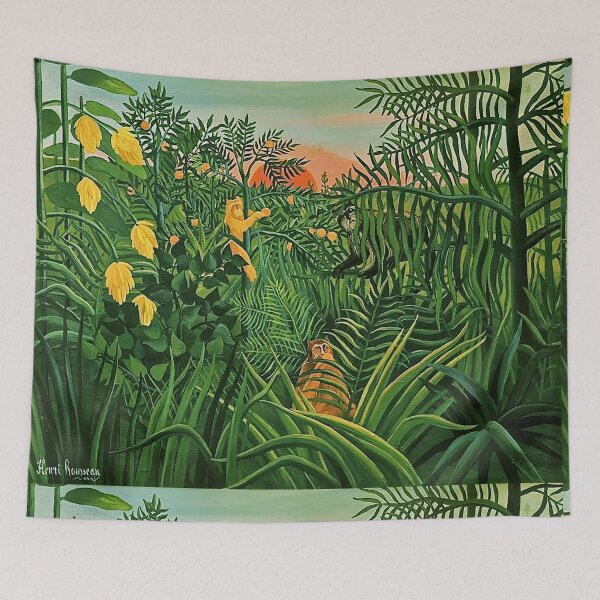 Item preview, Henri Rousseau, 1844-1910 France, Henri Rousseau Jungle Paintings designed and sold by HobertShoop.
