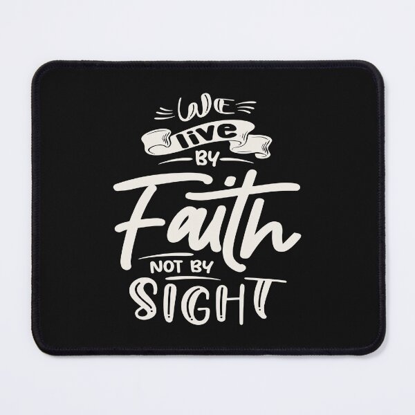 Item preview, Live by Faith Inspirational Christian Quote designed and sold by cidolopez.