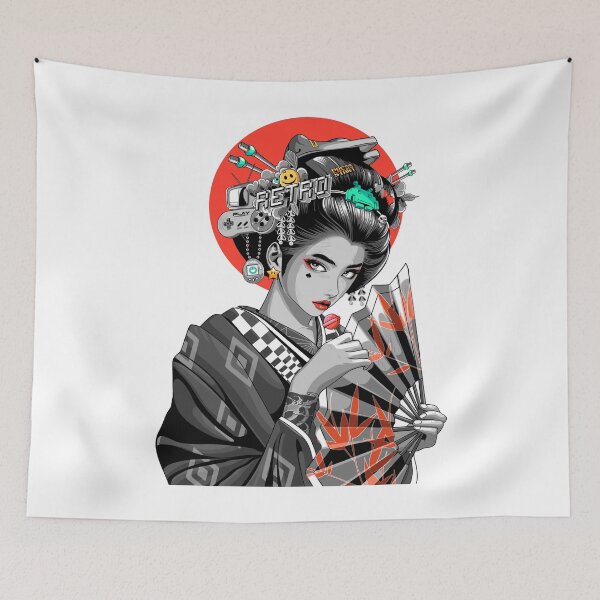 Item preview, Pop Gaming Geisha designed and sold by HeyMoonly.