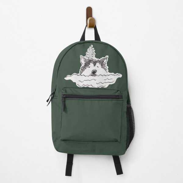 Item preview, An Alaskan Malamute immersed in the joy of swimming—Tao Pangpang designed and sold by huangtingart.