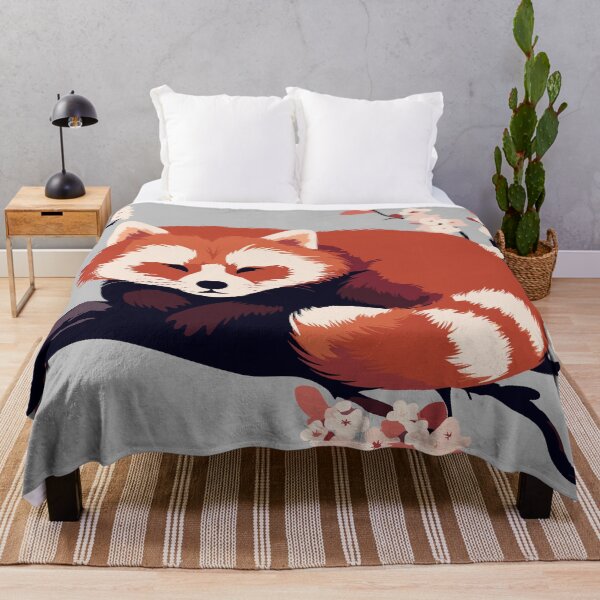 Item preview, Red Panda Japanese Cherry Blossom Aesthetic designed and sold by GirlGlowGraphic.