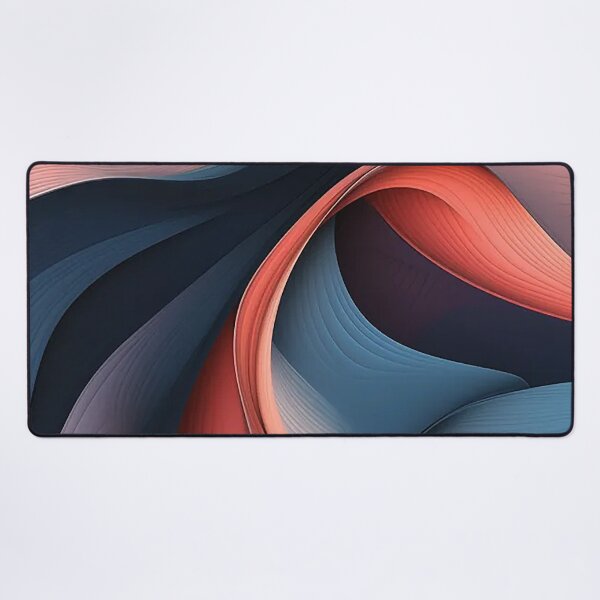 Item preview, Oceanic Waves Intersecting Curves Artwork designed and sold by PaintbrushPlace.