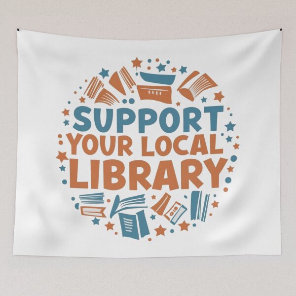 Item preview, Support your local library designed and sold by PawelNature.