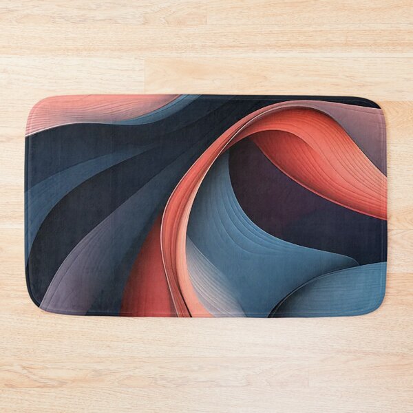 Item preview, Oceanic Waves Intersecting Curves Artwork designed and sold by PaintbrushPlace.