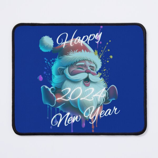 Item preview, Santa Claus wishes you a happy New Year 2024 designed and sold by 2012DreamVision.