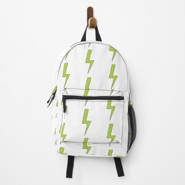 Item preview, Lightning bolt | Green with black outline - designed and sold by PurpleLoveStore.