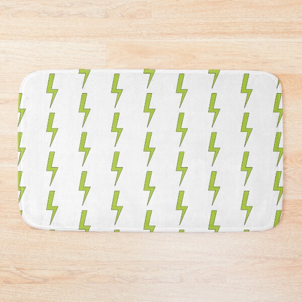 Item preview, Lightning bolt | Green with black outline -  designed and sold by PurpleLoveStore.