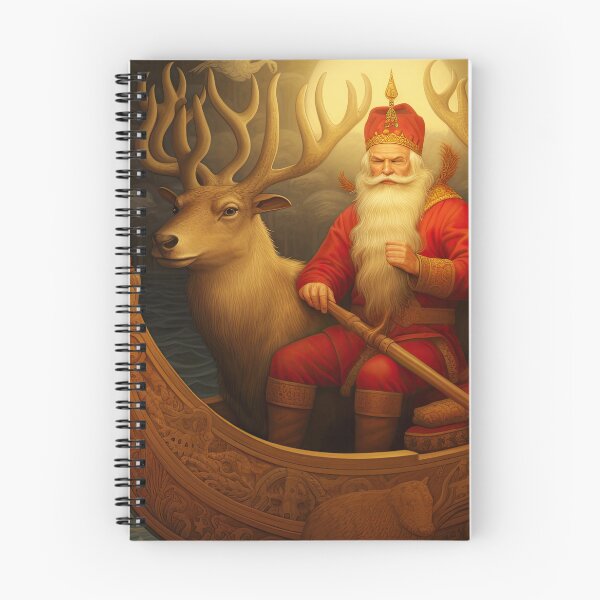 Item preview, Santa and reindeer designed and sold by ARTIMITY.