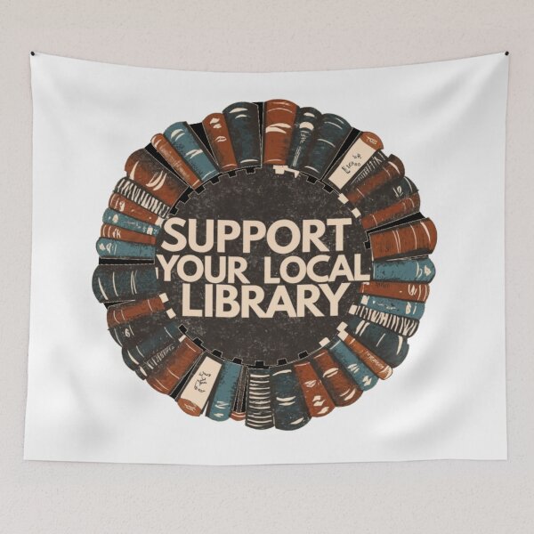 Item preview, Support your local library designed and sold by PawelNature.