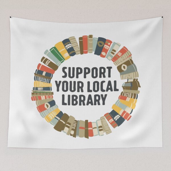 Item preview, Support your local library designed and sold by PawelNature.