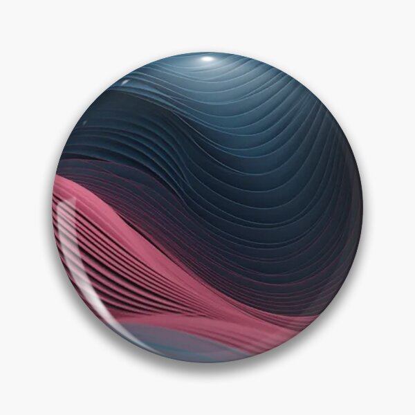 Item preview, Abstract Nautical Curves - Ocean Waves Color Fusion designed and sold by PaintbrushPlace.