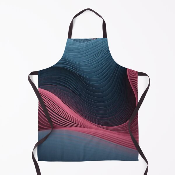 Item preview, Abstract Nautical Curves - Ocean Waves Color Fusion designed and sold by PaintbrushPlace.