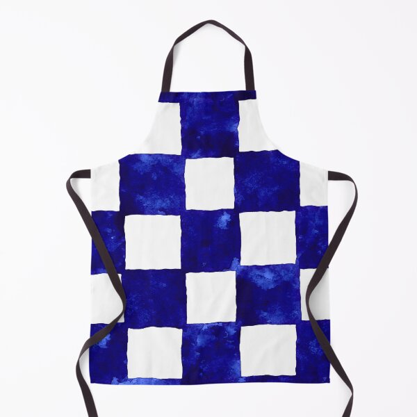 Item preview, For the love of Blue and white- chequerboard large designed and sold by SoshanaC.