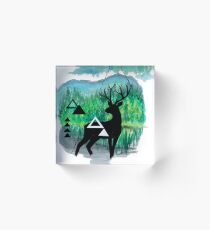 Stag Acrylic Block