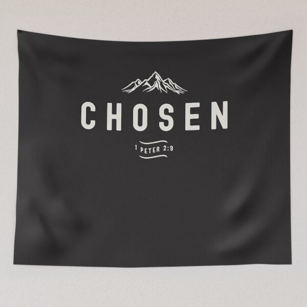 Item preview, Chosen 1 Peter 2:9 Christian Quote designed and sold by cidolopez.