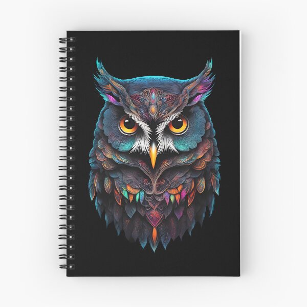 Item preview, art owl dark black creativ designed and sold by Niktarka.