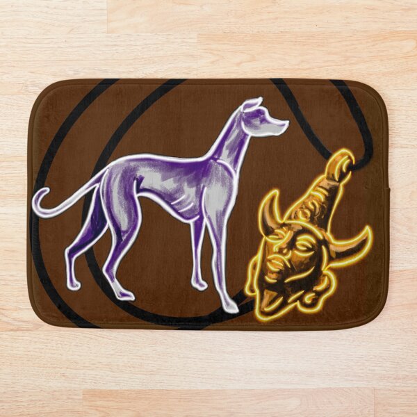 Artikelvorschau, Amulett und lila Hund entworfen und verkauft von MidnightSilver.
