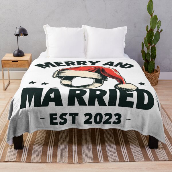 Item preview, Merry and married est 2023 designed and sold by TomFrontierArt.