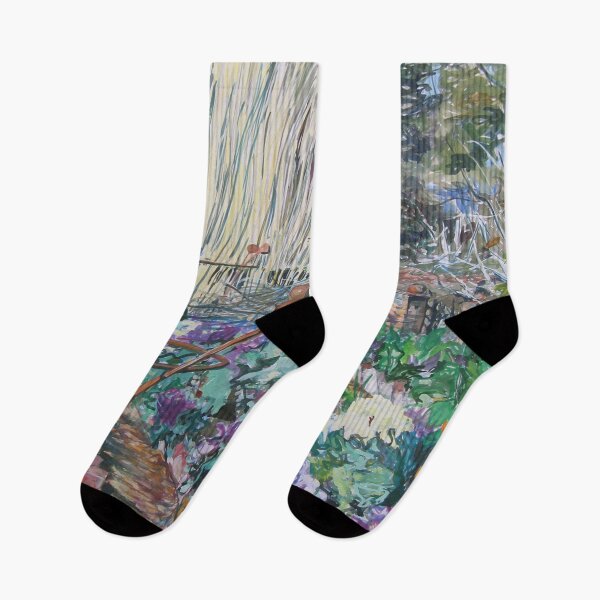 Item preview, Cloudehill Vegetable Garden in Late Winter Jo Reitze designed and sold by joreitzeartist.