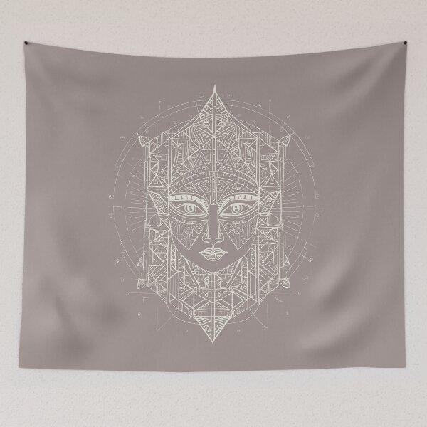 Item preview, Maya Goddess | Sacred Geometry Portraits designed and sold by monkeybusiness.pt.