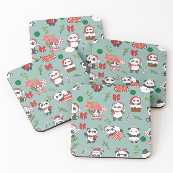 Item preview, Panda christmas pattern 2024  designed and sold by Lady-Frost.