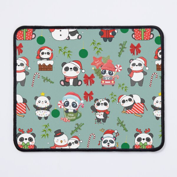 Item preview, Panda christmas pattern 2024  designed and sold by Lady-Frost.