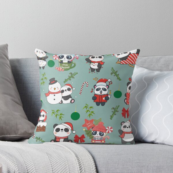 Item preview, Panda christmas pattern 2024  designed and sold by Lady-Frost.