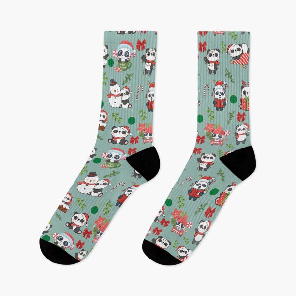 Item preview, Panda christmas pattern 2024  designed and sold by Lady-Frost.