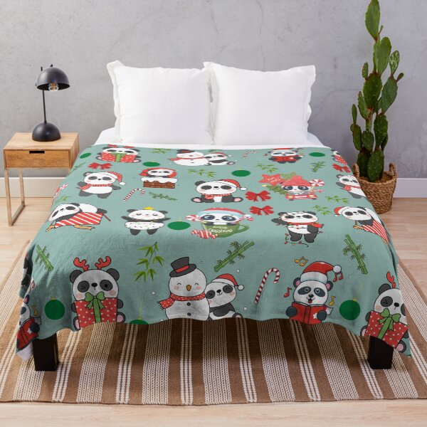 Item preview, Panda christmas pattern 2024 designed and sold by Lady-Frost.