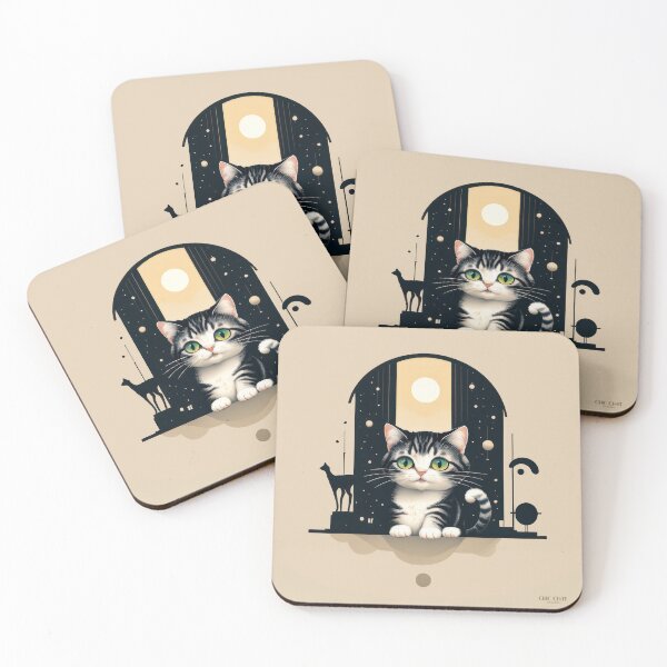 Item preview, Dreamy Feline - Chic Chat Créations Ref.052 designed and sold by ChicChat.