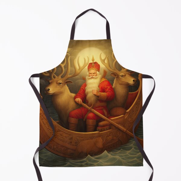 Item preview, Santa and reindeer designed and sold by ARTIMITY.