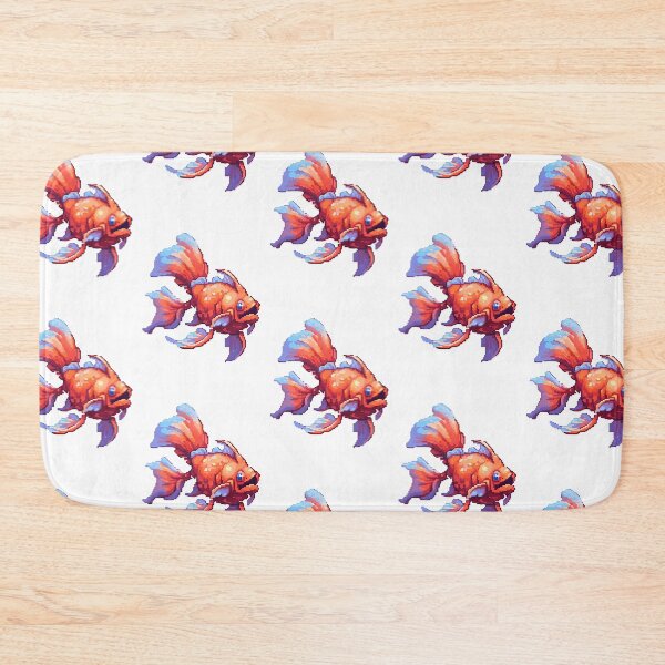 Item preview, Orange Fish - Pixel art designed and sold by octoboobs.