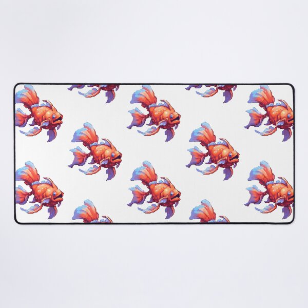 Item preview, Orange Fish - Pixel art designed and sold by octoboobs.