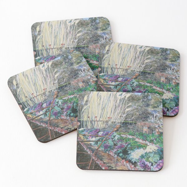 Item preview, Cloudehill Vegetable Garden in Late Winter Jo Reitze designed and sold by joreitzeartist.