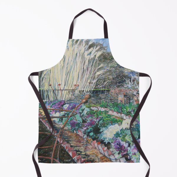 Item preview, Cloudehill Vegetable Garden in Late Winter Jo Reitze designed and sold by joreitzeartist.