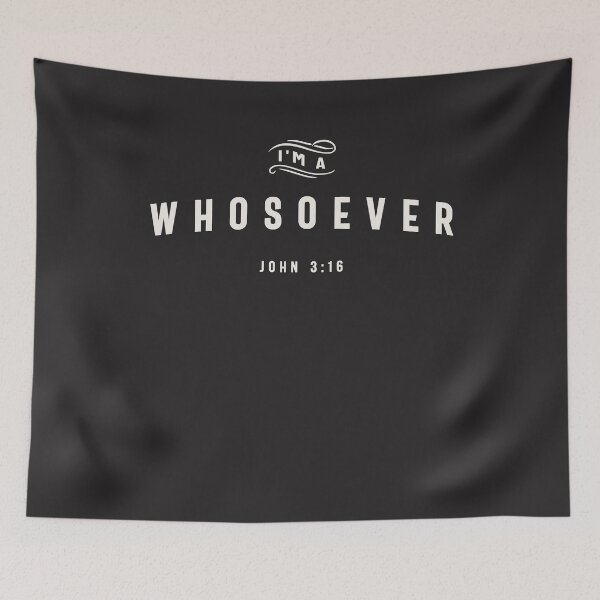 Item preview, Whosoever John 3:16 Christian Quote designed and sold by cidolopez.