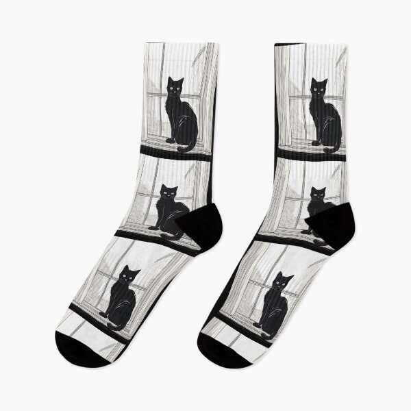 Item preview, black cat home  designed and sold by Catophile.