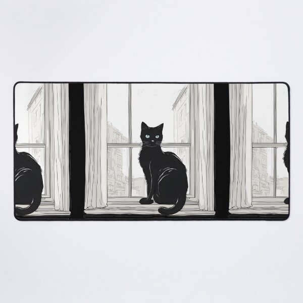 Item preview, black cat home designed and sold by Catophile.