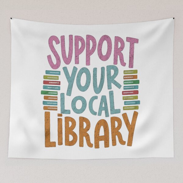 Item preview, Support your local library designed and sold by PawelNature.