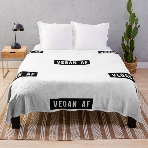 Item preview, Vegan AF Animal Lovers - Vegetarian message  designed and sold by Bebichic.